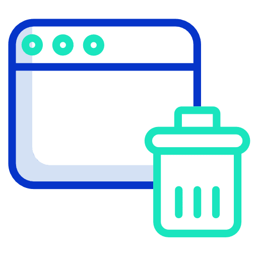 Trash trash ui browser icon