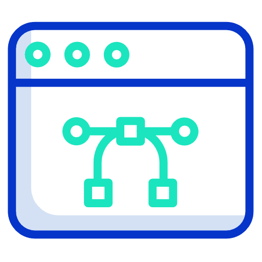Web design vector node multimedia icon