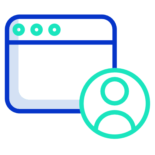 Webpage chat avatar seo and web icon