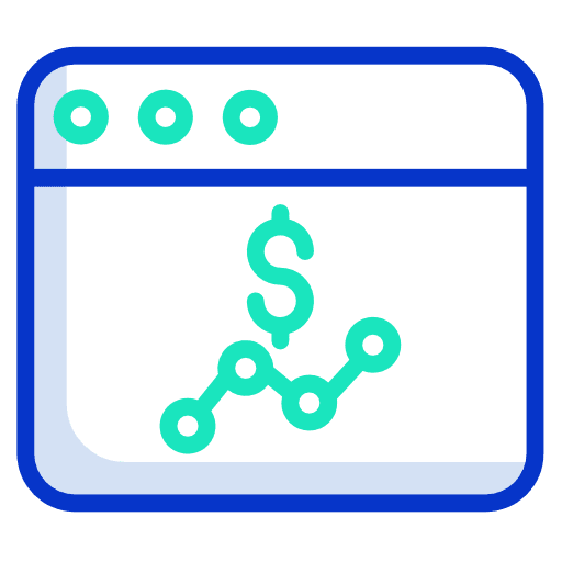 Browser browser graphic dollar icon