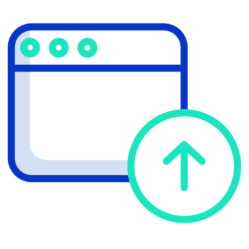 Browser interface multimedia html icon