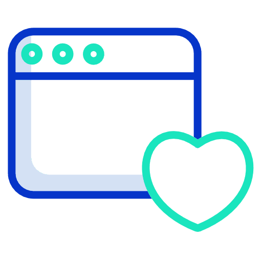Browser interface seo and web ui icon