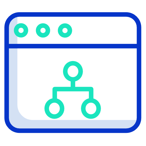 Networking team hierarchical structure group icon
