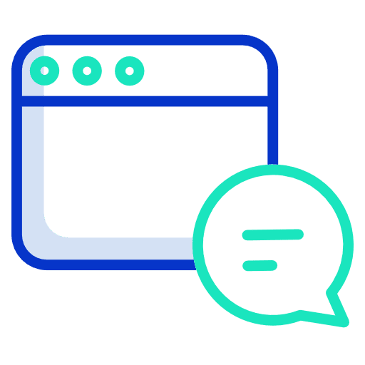 Browser browser screen communication icon