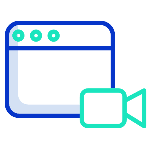 Website video website video player icon