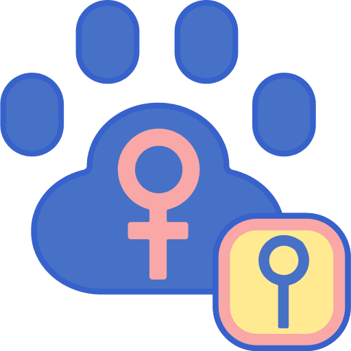 Gender female shapes and symbols male icon