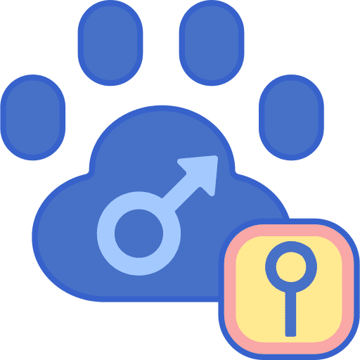 Gender symbol shapes and symbols female icon