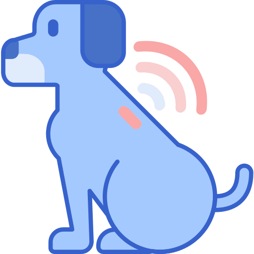 Microchip animals electronics security icon