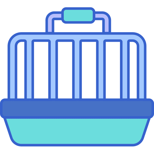 Pet box pet cat dog icon