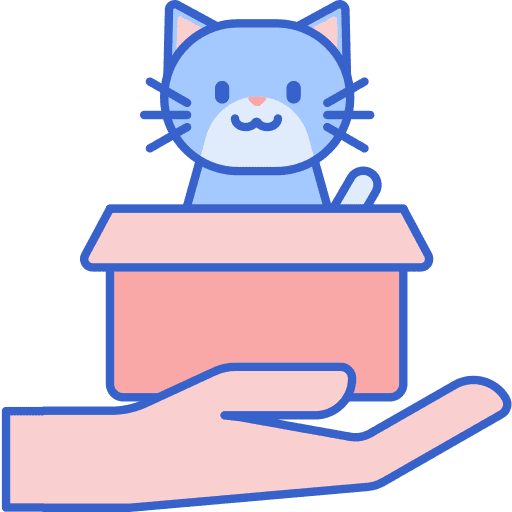 Adoption mammal breed save icon