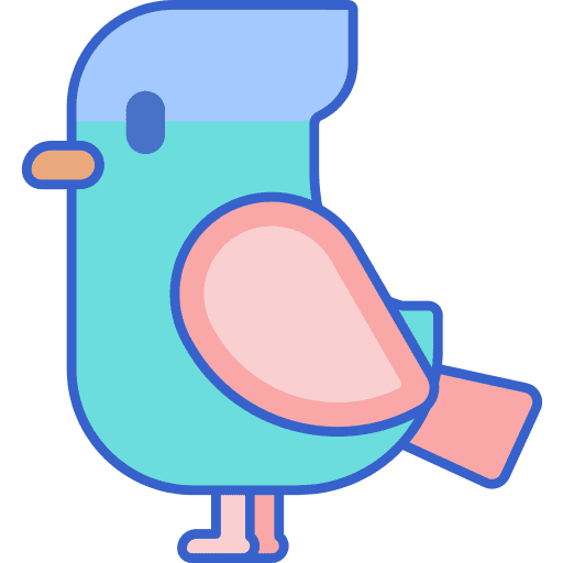 Bird animal birds parrot icon