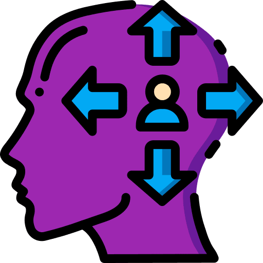 Extrovert extrovert thinking emotion icon