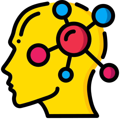 Psychology mind emotion intelligence icon