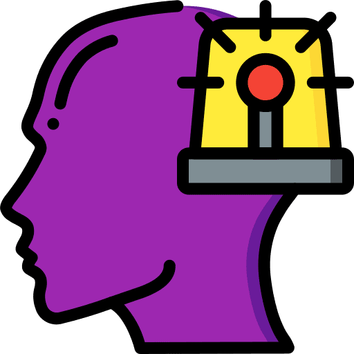Anxiety emotion user thinking icon
