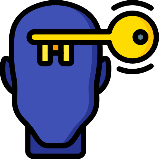 Open mind thinking mind open mind icon