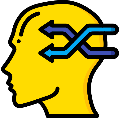 Strategy user mind intelligence icon