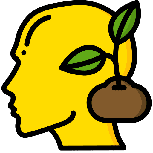Growth mind growth intelligence icon
