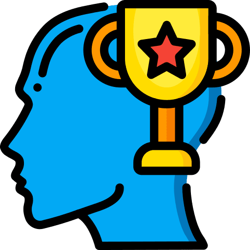 Triumph brain emotion user icon