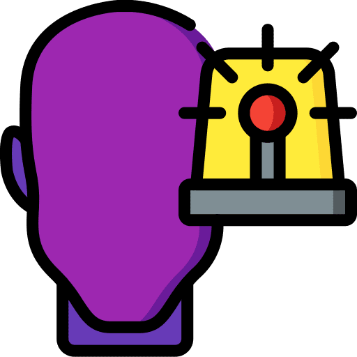 Anxiety intelligence mind user icon