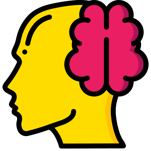 Brain brain psychology mind icon