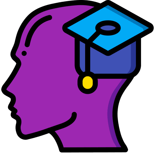 Education intelligence user psychology icon