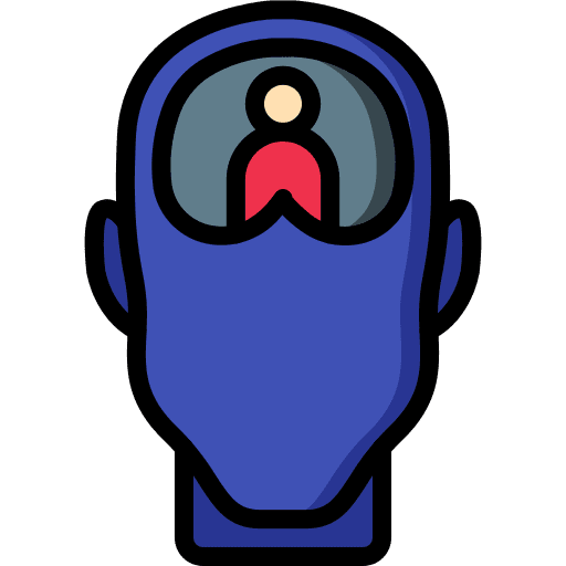Schizophrenia emotion user intelligence icon
