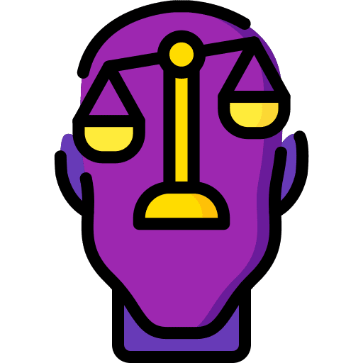 Law emotion mind law icon