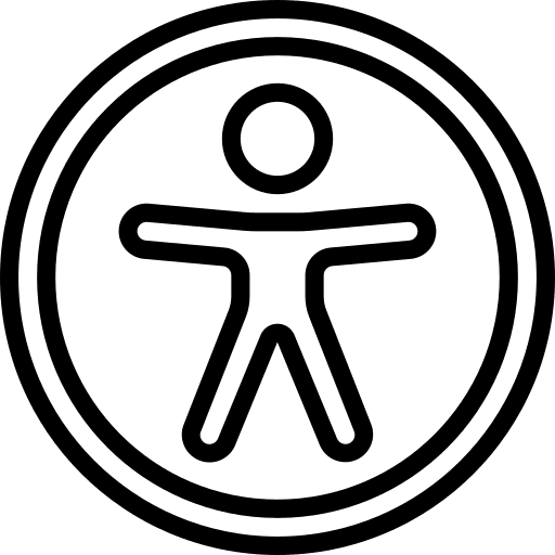 Accessibility accessibility sign humanpictos icon