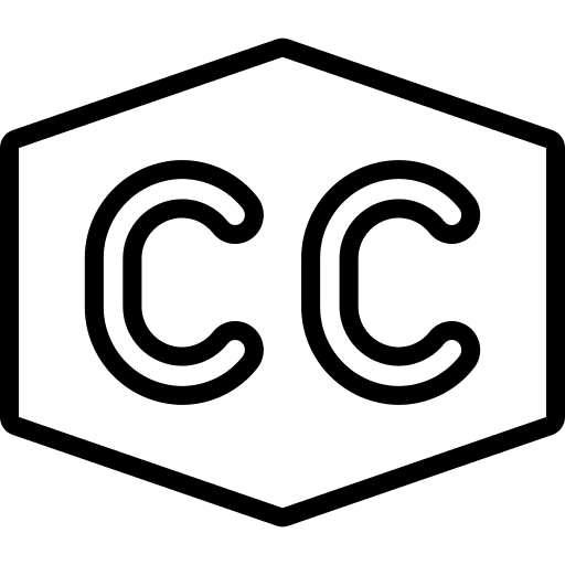 Closed caption ui logotype logo icon