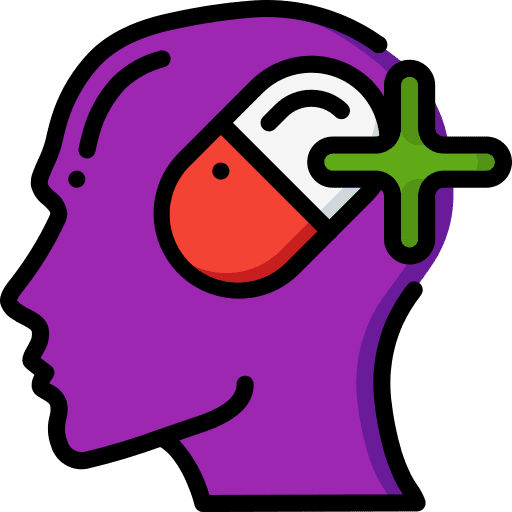 Mental health emotion psychology user icon