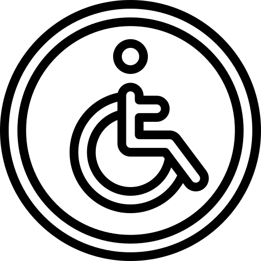 Wheelchair disability sign wheelchair icon