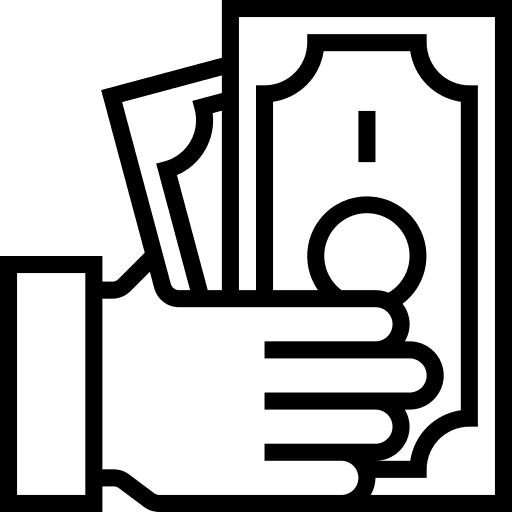 Money bills banking money icon