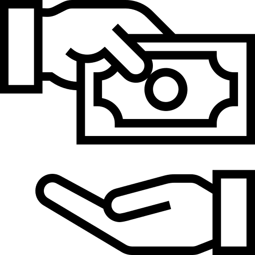 Pay pay bill banking icon