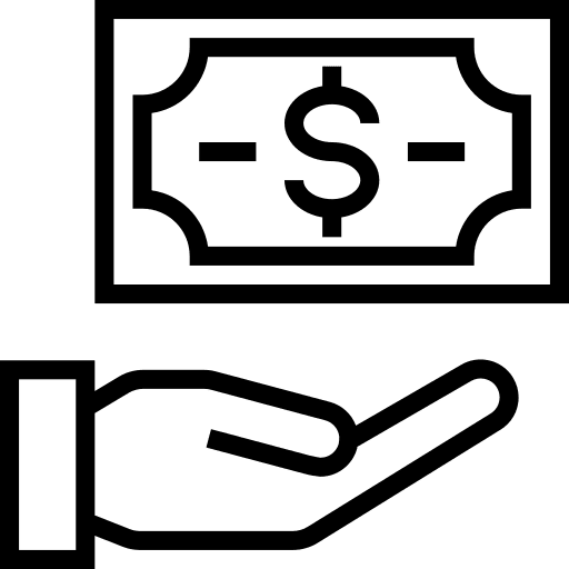 Money spend charges fee icon