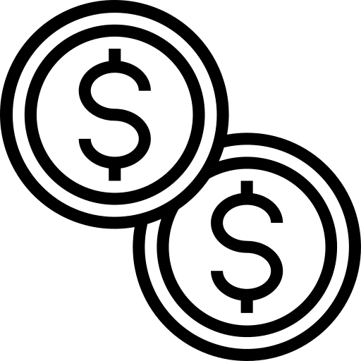 Money cash currency dollars icon