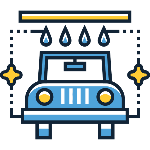Car wash wash car wash clean icon