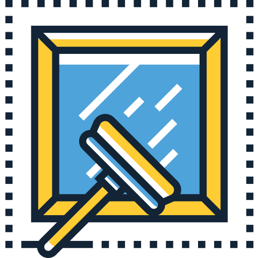 Glass cleaning glass cleaning household glass icon