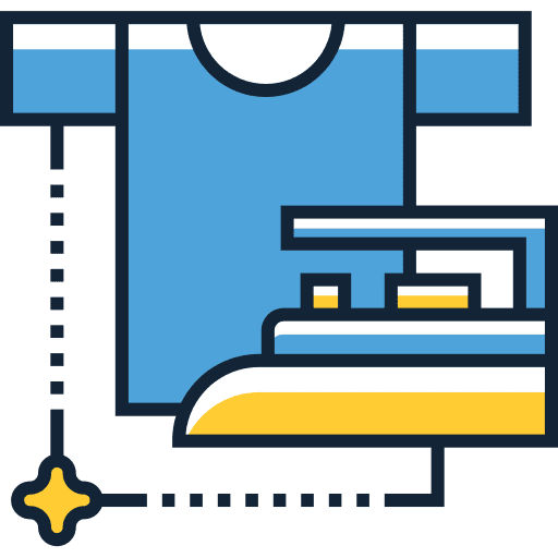 Ironing laundry shirt furniture icon