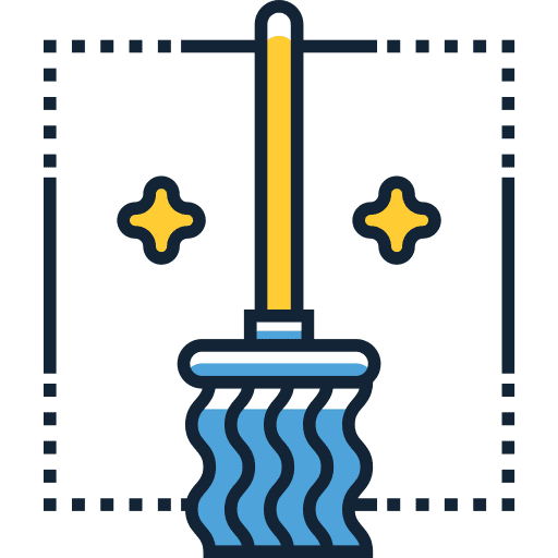 Mop furniture and household clean cleaning icon
