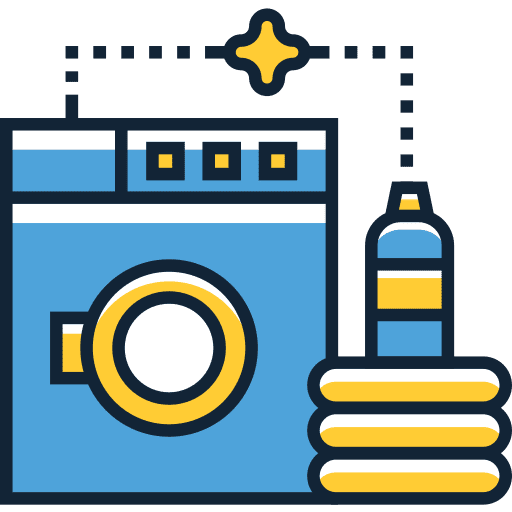 Washing machine laundry washing machine housekeeping icon