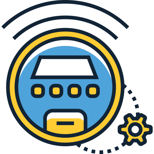 Robot vacuum cleaner electronics technological smart home icon