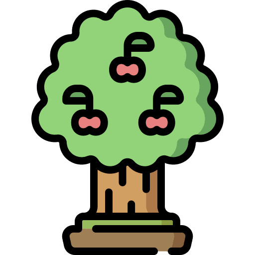 Apple tree apple tree forest botanic icon