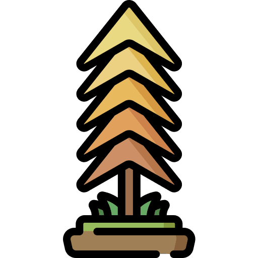 Larch botanic tree garden icon