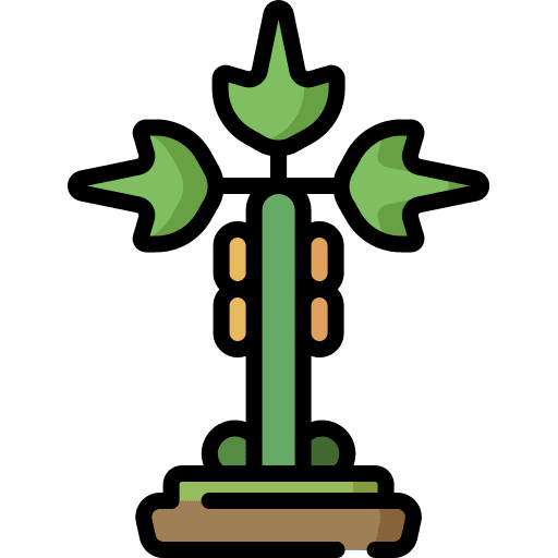 Papaya garden nature tree icon