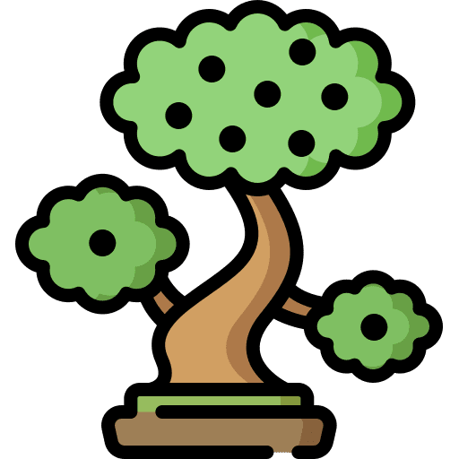 Walnut tree garden forest tree icon