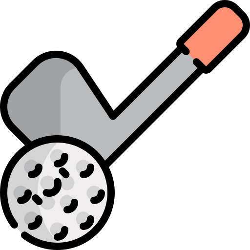 Golf golf sticks leisure sports icon