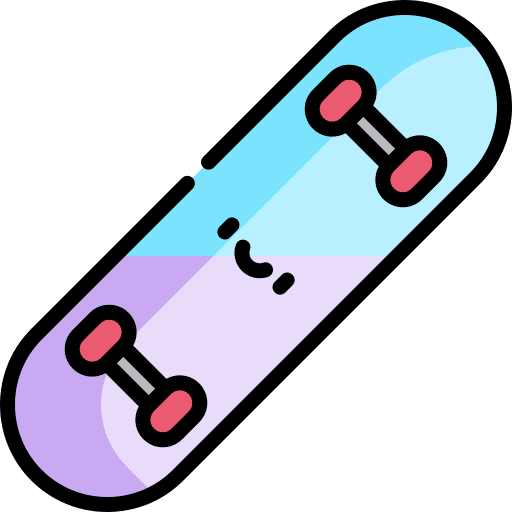 Skateboard skateboard sports adventure icon