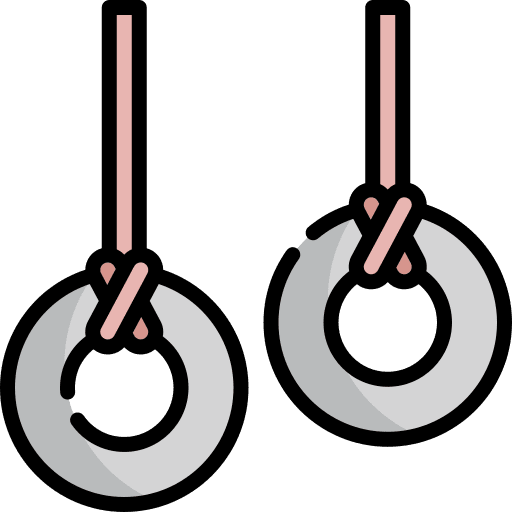 Gymnastic rings gymnastic rings athlete sports icon