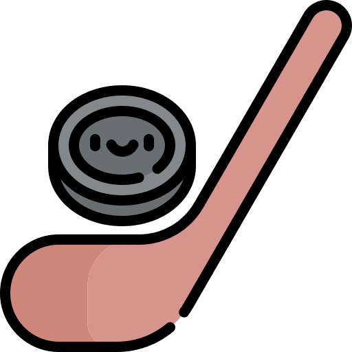 Hockey hockey stick hockey sports and competition icon