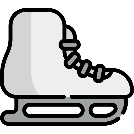 Ice skating equipment fashion skate icon